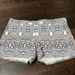 Express paisley print shorts
